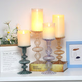 glass candle holder