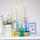 glass candle holder